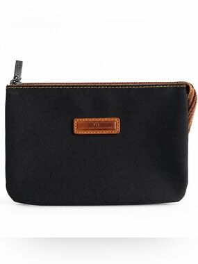 Vintage 90s Sergio Tacchini Accordion Travel Wallet Pouch